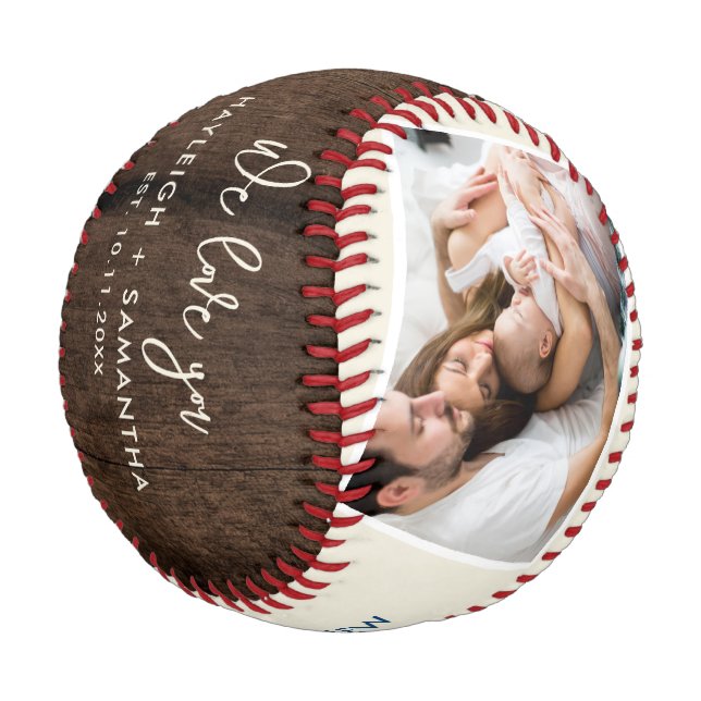 Balle De Baseball Photos modernes papa personnalisé (Angle)