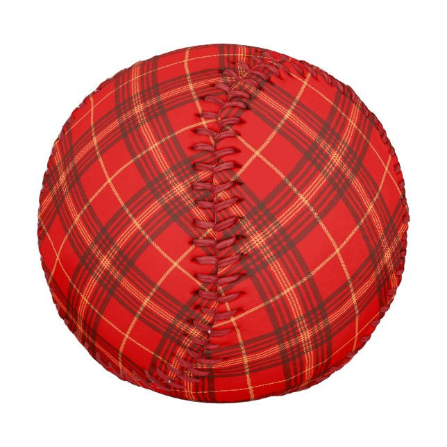Balle De Baseball Plaid (Angle)