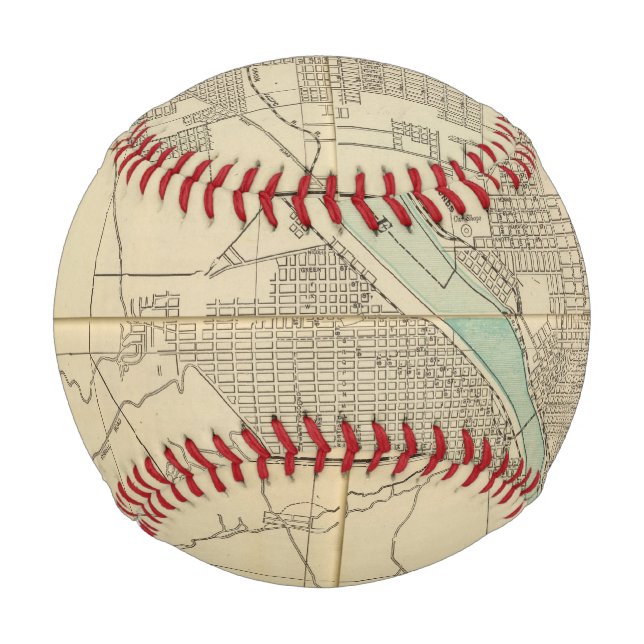 Balle De Baseball Portland, Ou (Devant)