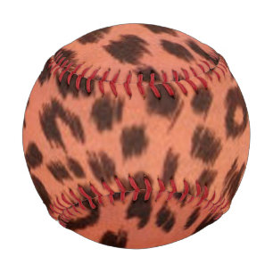 BALLE DE BASEBALL POSTER DE ANIMAL ROSE