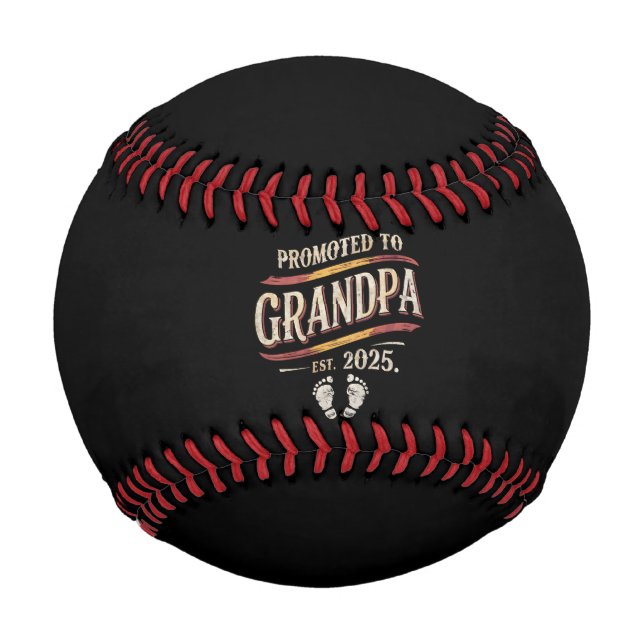 Balle De Baseball Promu À Grand-Père 2025 Grand-Père Est 2025 (Devant)