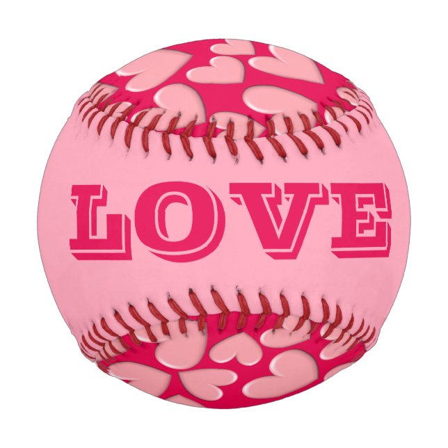 Balle De Baseball Puffy Hearts (Dos)