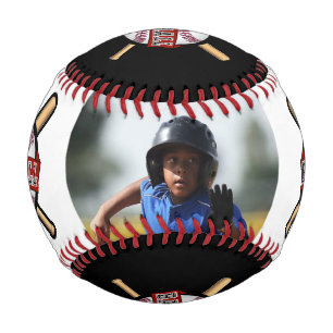 Balle De Baseball Red   Baseball blanc et noir avec photo