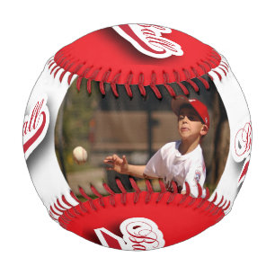 Balle De Baseball Red   BLANCHE   Baseball avec photo