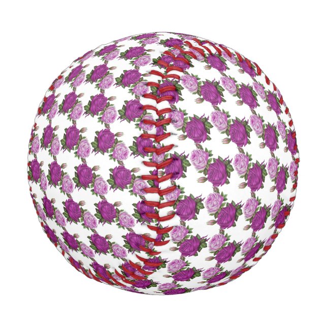 Balle De Baseball Rose (Angle)