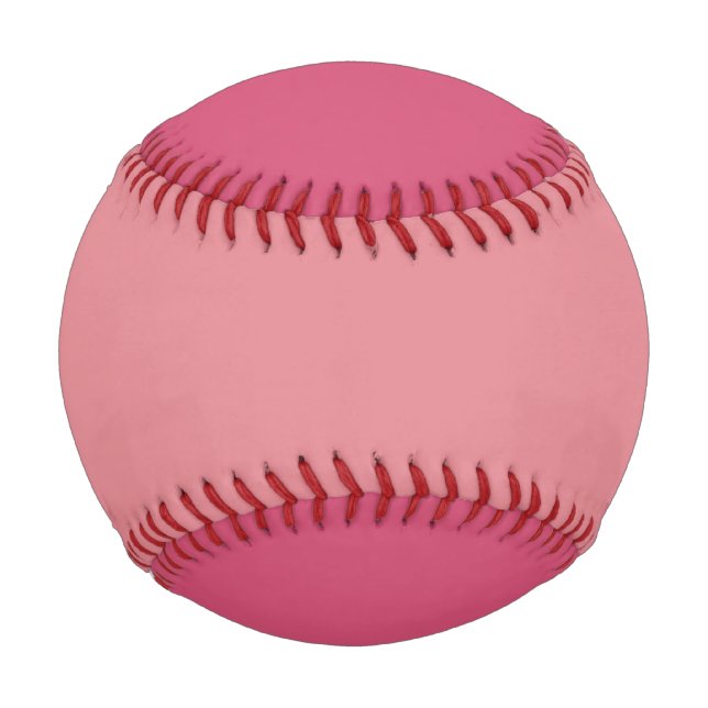 Balle De Baseball Rose Deux Tons (Devant)