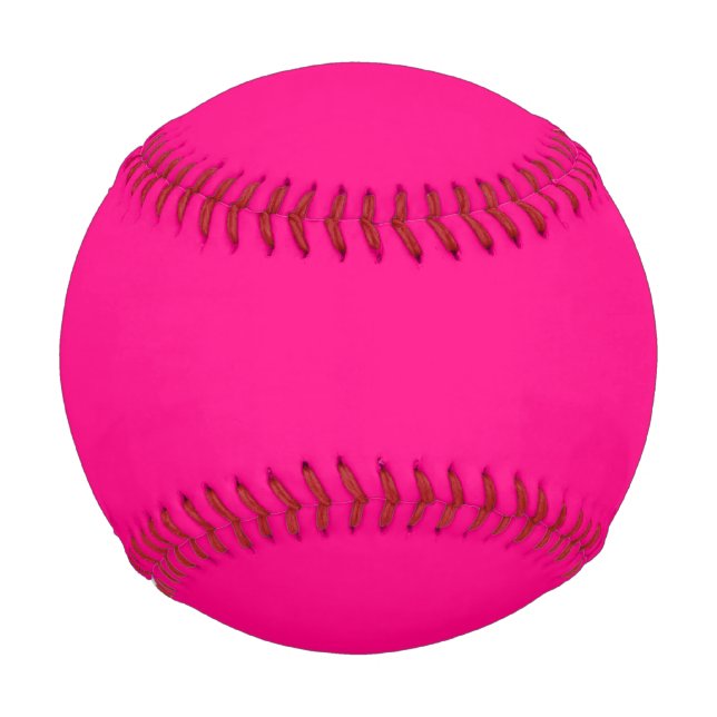 Balle De Baseball Rosé profond rose (Devant)
