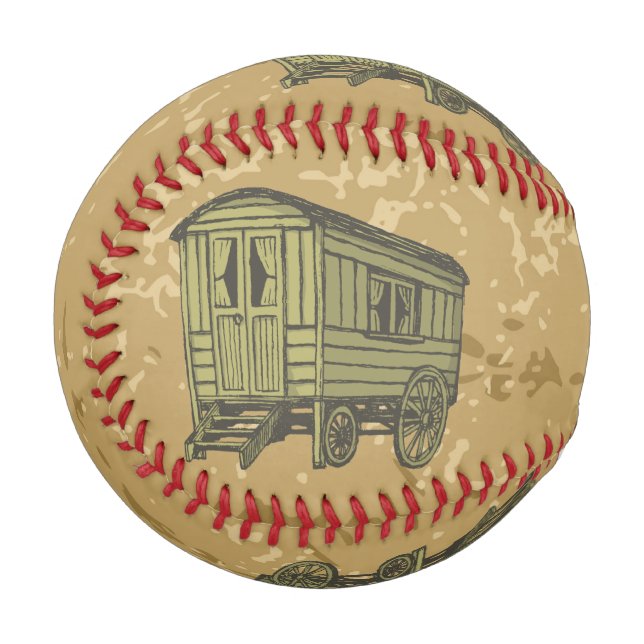 Balle De Baseball roulotte de gitans (Devant Gauche)