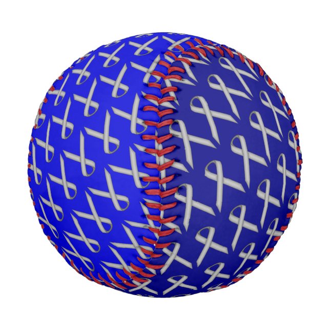 Balle De Baseball Ruban standard gris par Kenneth Yoncich (Angle)
