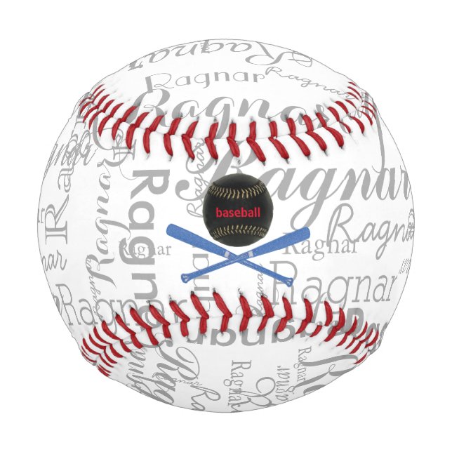 Balle De Baseball sa personnalisation (Devant)