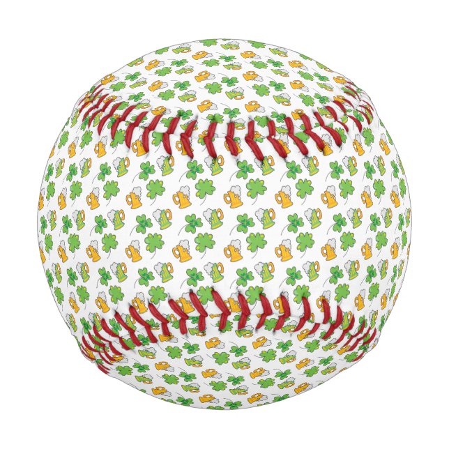 Balle De Baseball Saint Patrick's Day Baseball (Devant)