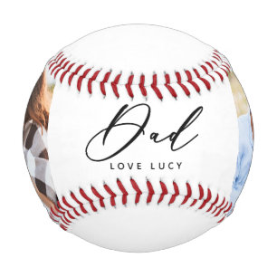 Balle De Baseball script amusant papa multi photo