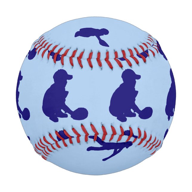Balle De Baseball Silhouette de baseball (Devant)
