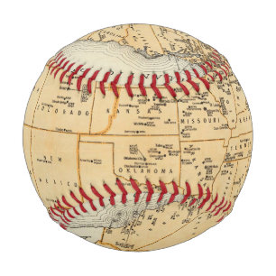 Balle De Baseball Stations De Radiodiffusion Des États-Unis