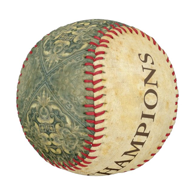Balle De Baseball Style antique Motif VI + vos idées (Angle)