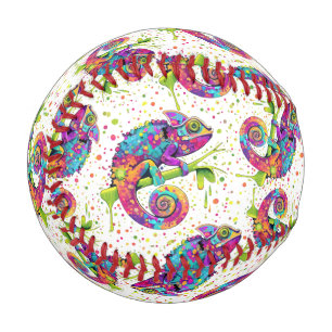 Balle De Baseball Style d'aquarelle des teintures Chameleon