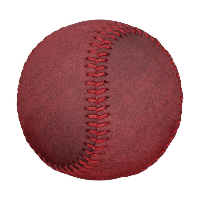 Balle De Baseball Suede look rouge bordeaux tissu brossé (Angle)