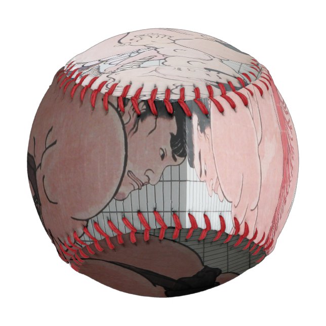 Balle De Baseball Sumo Mural Art (Devant)