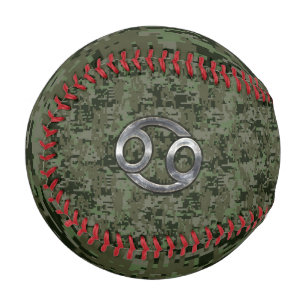 Balle De Baseball Symbole du cancer du zodiaque sur la caméra numéri