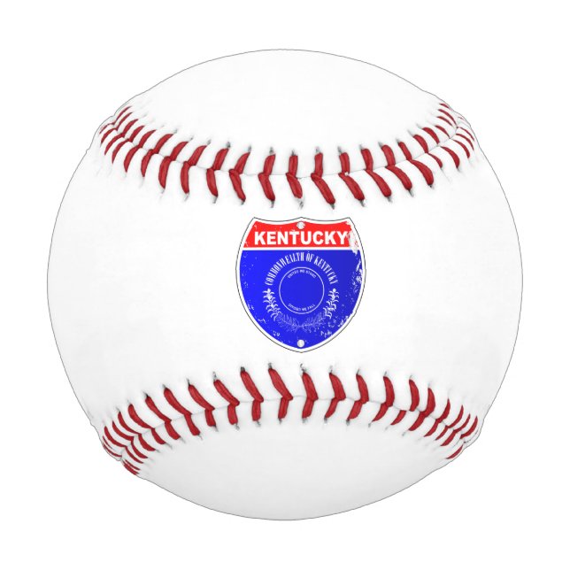 Balle De Baseball SYMBOLE INTERÉTAIRE Kentucky (Devant)