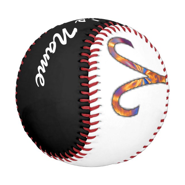 Balle De Baseball Symbole Zodiac Aries Élément par Kenneth Yoncich (Angle)