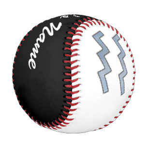 Balle De Baseball Symbole Zodiaque Aquarius Élément par Kenneth Yonc