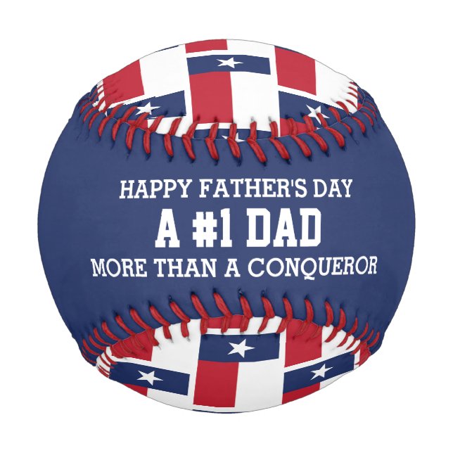 Balle De Baseball TEXAS DAD Conqueror (Devant)
