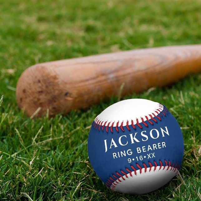 Balle De Baseball Texte customisé Mariage Faveur Anneau Porteur Gard (Customized Text Wedding Favor Ring Bearer Keepsake Baseball)