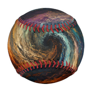 Balle De Baseball Tourbillon Infini | Abstrait