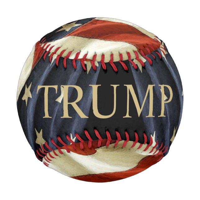 BALLE DE BASEBALL TRUMP (Devant)