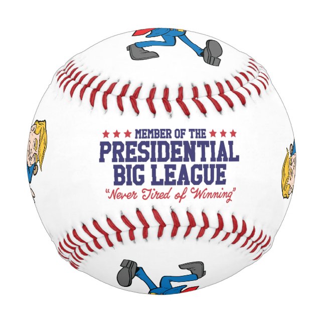 Balle De Baseball Trump amusant "la Big League présidentielle" (Devant)