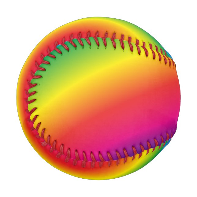 Balle De Baseball Un arc en ciel (Devant Gauche)