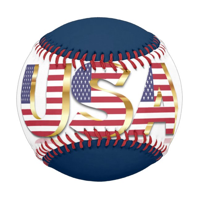 BALLE DE BASEBALL USA (Devant)