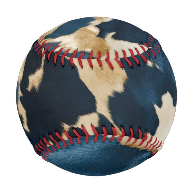 Balle De Baseball Vachette dorée Brown de l'Ouest (Devant)
