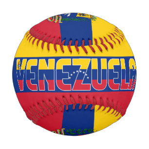 Balle De Baseball Venezuela Drapeau et blason Patriotique