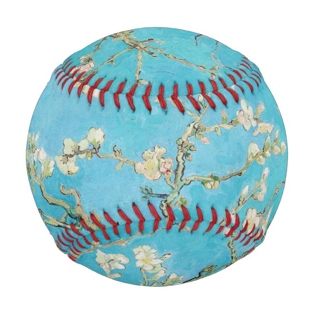 Balle De Baseball Vincent van Gogh - Fleur d'amandes (Devant)