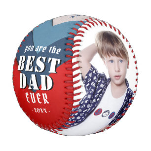 Balle De Baseball Vous êtes le meilleur papa 2 Collage de photos Fêt