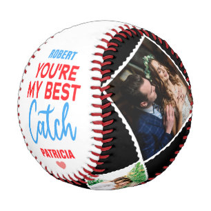 Balle De Baseball Vous êtes mon meilleur Catch 4 Photo Mr & Mrs Coup