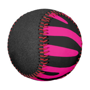 Balle De Baseball Zebra rayures motif + votre arrière - plan & idées