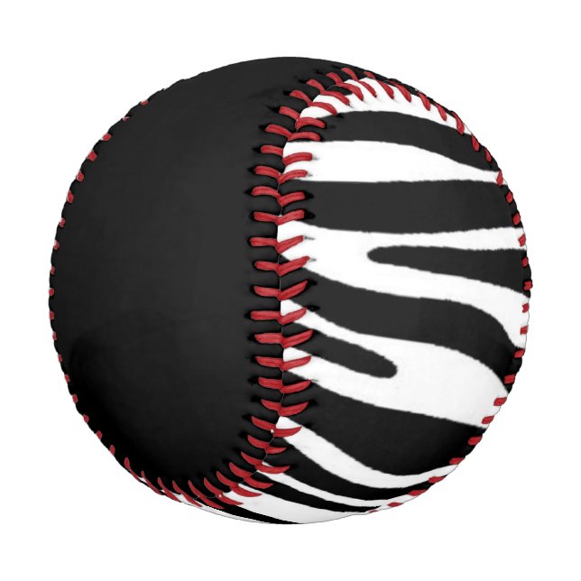 Balle De Baseball Zèbre (Angle)