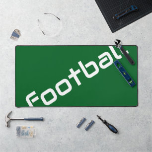BALLE DE FOOTBALL Classé Texte diagonal Sur Vert A