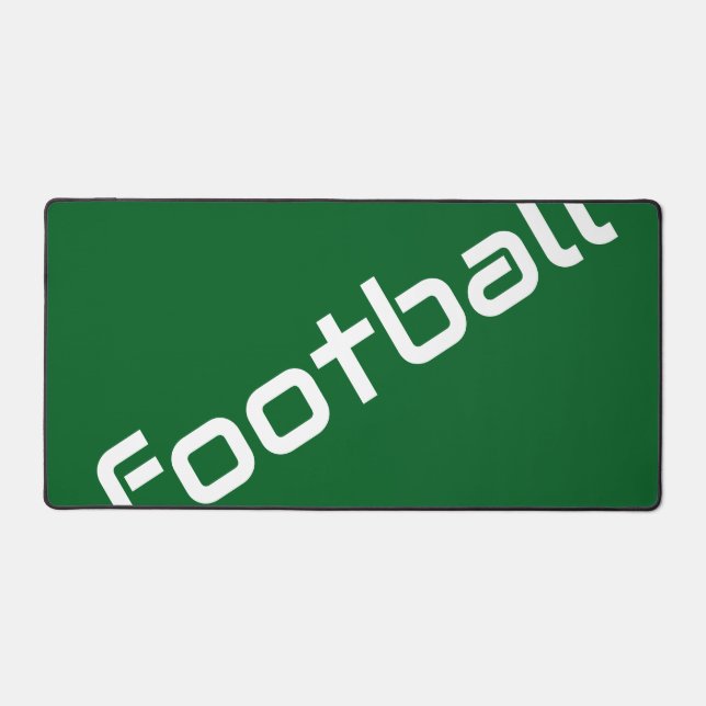 BALLE DE FOOTBALL Classé Texte diagonal Sur Vert A (Recto)
