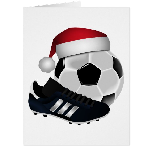 Balle de football de Noël et chaussure (Devant)