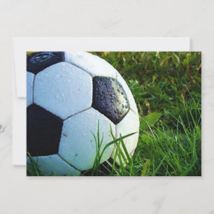 Balle de football - Invitation de football