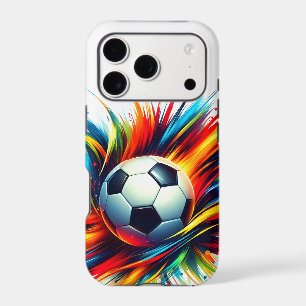 Balle de football Splash Futuriste Football Abstra