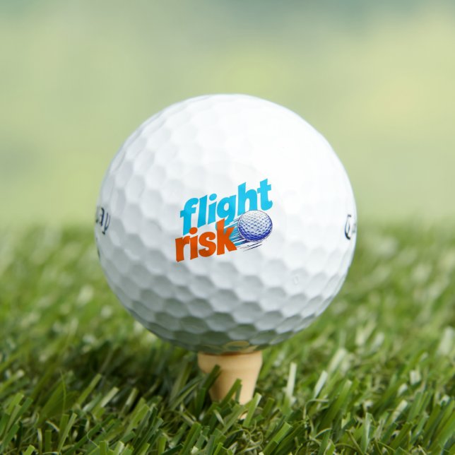 Balle de Golf à Risque de Vol - Conception Graphiq (T-shirt Insitu)
