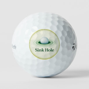 Balle de Golf   Dessin de Trou d'Eau   Cadeau d'En
