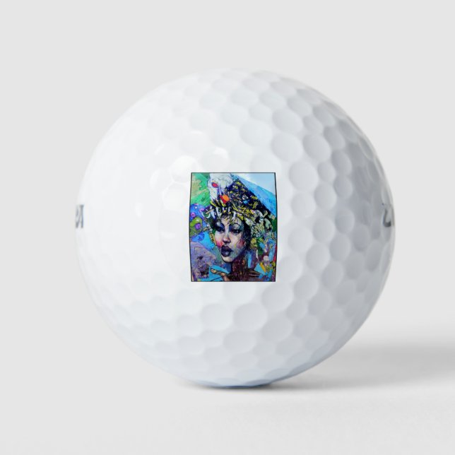 Balle de golf LA Art (Devant)