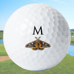 Balle de golf personnalisée papillon empereur mono