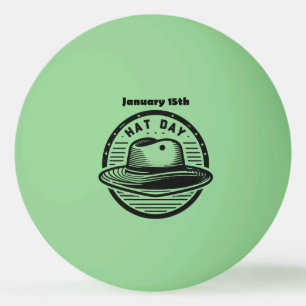 Balle De Ping Pong 15 janvier - Jour du Casquette